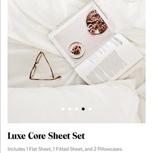 BRAND NEW BROOKLINEN Luxe Core Sheet Set